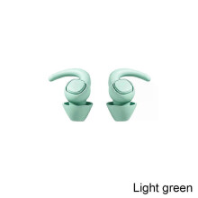 (02 Green) Soft Silicone Sleeping Ear Plugs Sound Insulation Ear Protection Earplugs Anti-Noise Plugs for Travel Silicone Noise Reduction