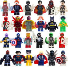 Building Block Minifigures 24 Pcs Hero Knight Set Compatible with LEGO Bricks Creative Kids Toy Gift