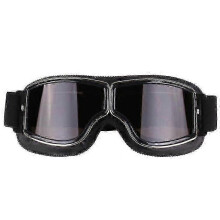 (black*gray) Retro Style Harley Motorcycle Goggles,outdoor Windproof Riding Off-road Glasses