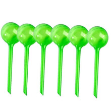 (Green) 6 Pack Green Plant Watering Bulbs Automatic Self-Watering Globes Garden Waterer Flower Water Drip Irrigationdevice