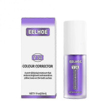 (03 30ml) Eelhoe Purple Tooth Beautifying Toothpaste Niacinamide Whitening Yellow Tooth Remove Stains