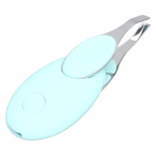 Rechargeable Green ABS Visible Eyebrow Tweezers with 300mAh Lithium Battery