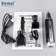 Kemei Electric Nose Hair Trimmer Mens Professional Facial Ear Beard Trimmer