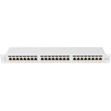 Pannello Patch LANBERG PPSA-1024-S 24 porte 1U CAT.6A FTP Grigio