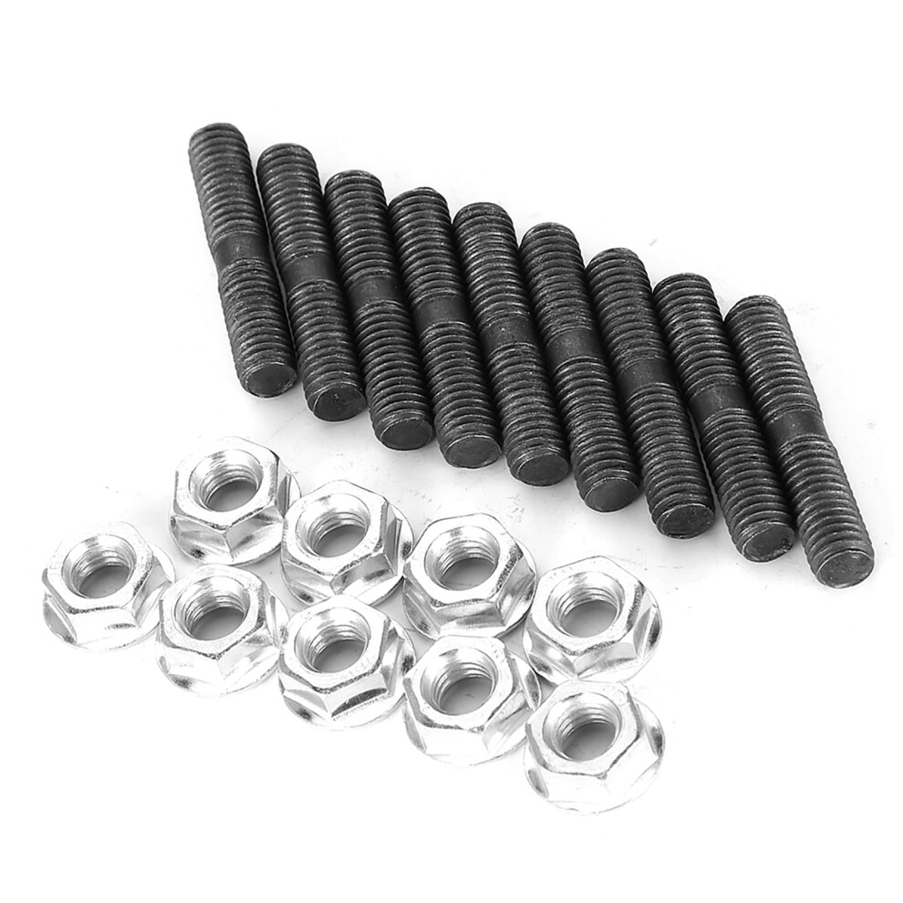 9Pcs Turbo Studs With Lock Nut For S13 S14 S15 Sr20 Ca18 M8x1.25 8481393367383
