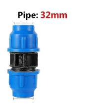 (Straight) 32mm PE Pipe Fittings for Agriculture, Quick Connect Ball Valve and Water Tube Joint