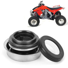 Water Pump Seal Cover for ATV TRX450R 2004-2009 Iron & Rubber Cap
