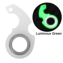 (F) Spinner Stress Toy Keychain Metal Idget Toy Kid Fingertip Spinning Keyring Finger Fidget Ring Relieve Anxiety Boredom Party Gift