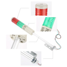 BEM-50-2U-D Warning Light LED Signal Alarm 25cm Red & Green