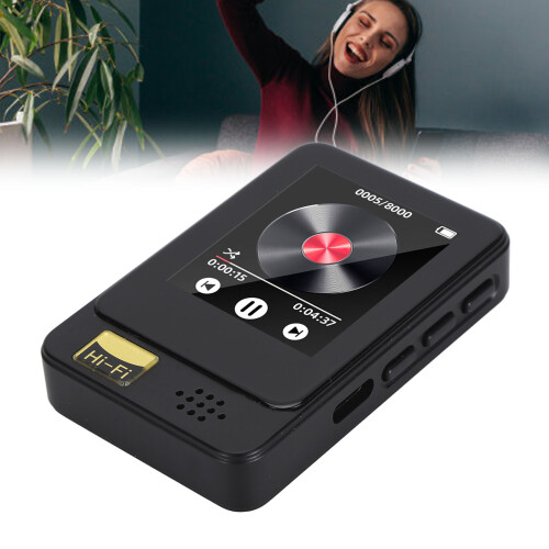 Portable MP3 Player with Touch Screen, 32GB, Bluetooth 5.0, Alarm