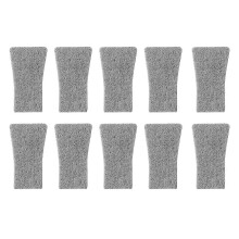 (10pcs Cloth) Scouring Pads Crevice Cleaning Brush, Long Handle Corners Grout Scrub Brush for Kitchen Bathroom