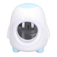 Kids Cartoon Penguin Alarm Clock, Digital 14cm Night Light with Music