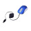 (Blue) USB C Corded Mouse Retractable Cable Small Mouse for Kids Children 1000DPI 1