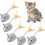(5pcs) Plush Simulation Mouse Cat Pet Teasing Interactive Toy - Pjun 1