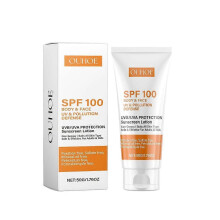 (1PC)2026~1-5x Spf 100, Face , Waterproof Spf 100 Moisturiser Non-greasy Lotion For Face Body, Uvb/uva Protection Sun Cream Spf 100