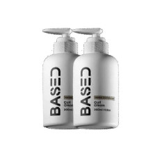 (2PCS)2026~1-5x 200ml Based on Sea Salt Spray & Santal Sandalwood Curl Cream For Natural Light Hold