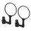Round Bicycle Handlebar Mirror 360 Rotatable ABS Convex Rear View 1