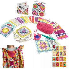 50 Mix & Match Designs The Granny Square Card Deck,Granny Square Crochet Book