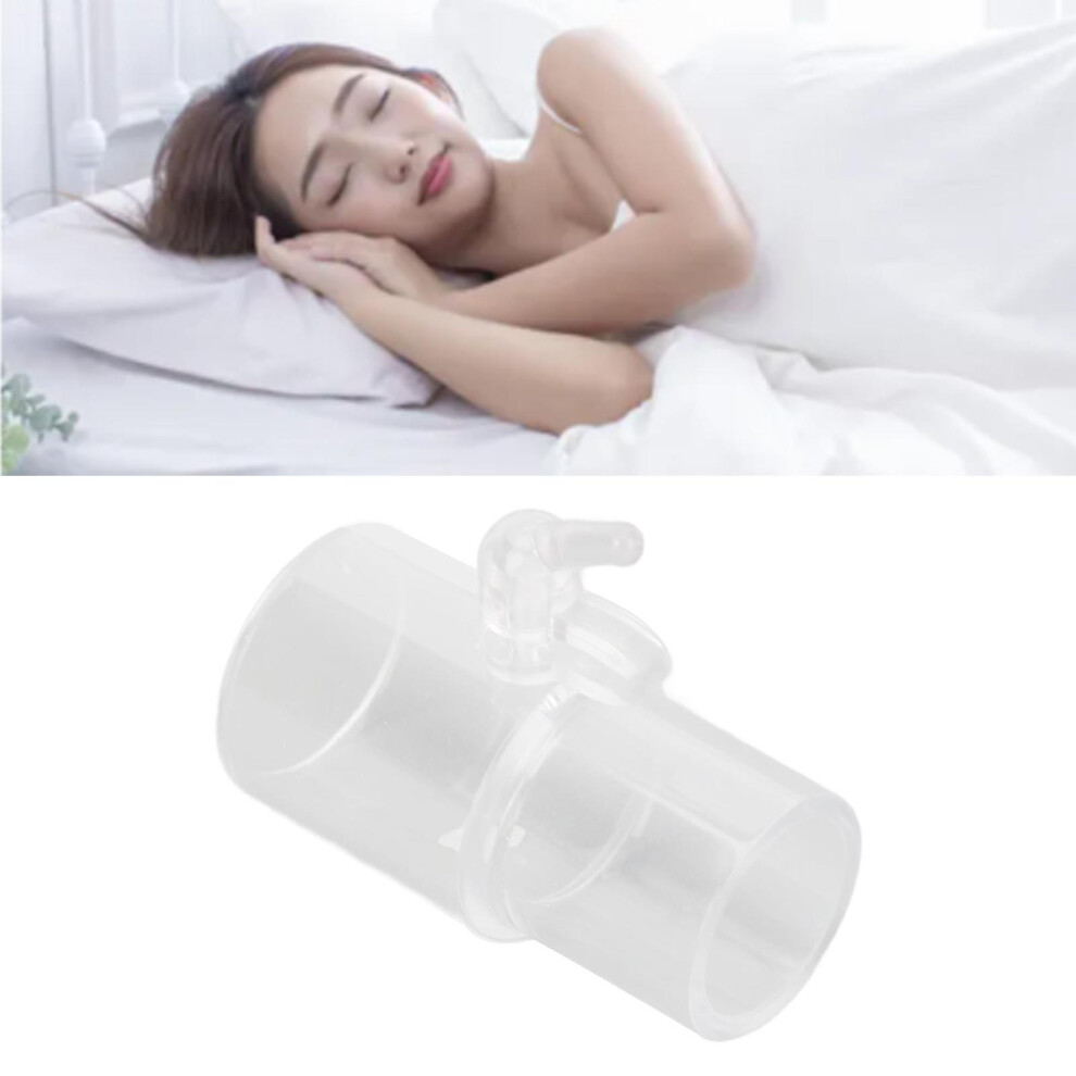 Swivel PVC Oxygen Tubing Connector 3-Way for Breathing Machines