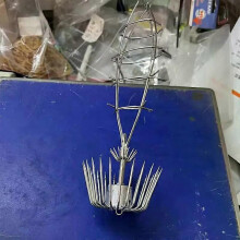(150g-23cm) Stainless Steel Double Layers Umbrella Squid Cuttlefish Octopus Fishing Hooks Jigging Fishhook Wholesale Fishing Accessories New