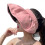 (pink)Summer Women Sun Empty Top Big Brim Visor Outdoor Beach Sunscreen Caps 1