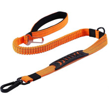 (Orange) Smart Multifunctional Dog Leash Robust, Adjustable and Durable Nylon