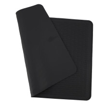 Kitchen Silicone Dish Drying Pad Non Slip Heat Resistant Mat Black 50cm x 40cm
