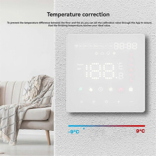 Tuya WiFi Thermostat Smart Water Floor Heating Temperature Controller Switch Support APP Remote Alexa Voice Control