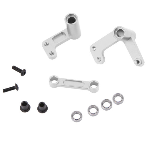 Lenkung Upgrade Traxxas Slash 2WD Alu Silber 2