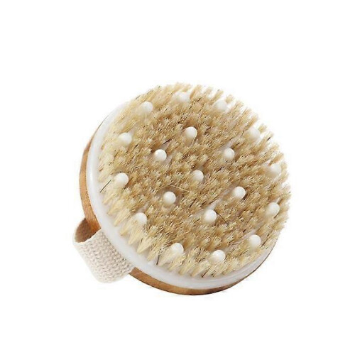 Handheld Soft Bead Massage Brush Dry Exfoliating Brush
