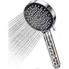 Pommeau de douche avec filtre - Pommeau De douche economie deau haute pression - Douche effet pluie avec 6 types de jets (Pommeau De Douche Econo