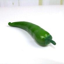 (Green pepper 02) 3Pcs Artificial Fake Faux Vegetables Decor Children Teaching Props