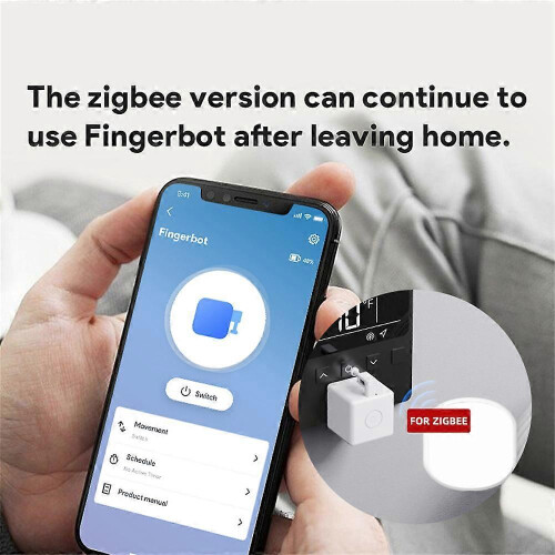 (B tool kit) Aubess Tuya WiFi Finger Robot Switch Smart Home ZigBee Mechanical Arm Bot Button hot 1