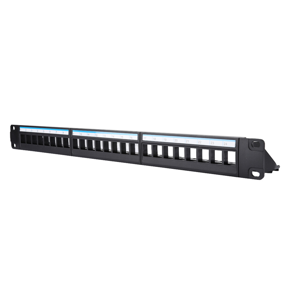24 Port Steel Cat6 Patch Panel 19Inch 7340572596123