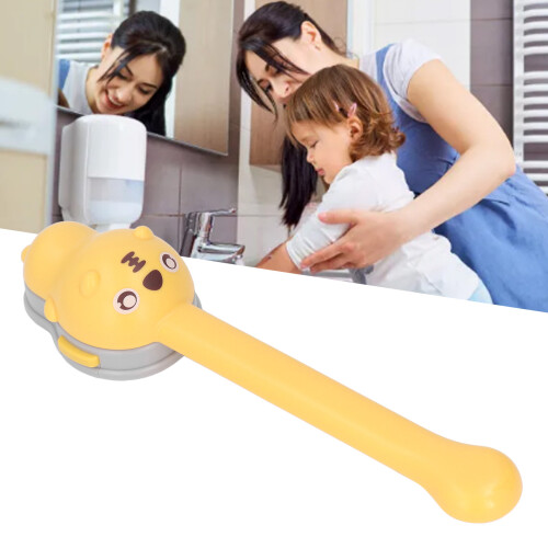 Kids Faucet Handle Extender, Splashproof Silicone, 17cm Yellow