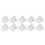 10 Pcs Silicone Sound Amplifier Tips 8mm Anti-Static Closed Dome 2