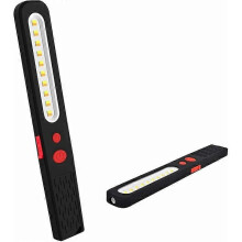 Rechargeable LED Work Light, Dual Color Combo Light 2 in 1 Inspection Lamp and 3W COB LED Torch Lamp with Dual Magnetic for Auto Garage Workshop Campi