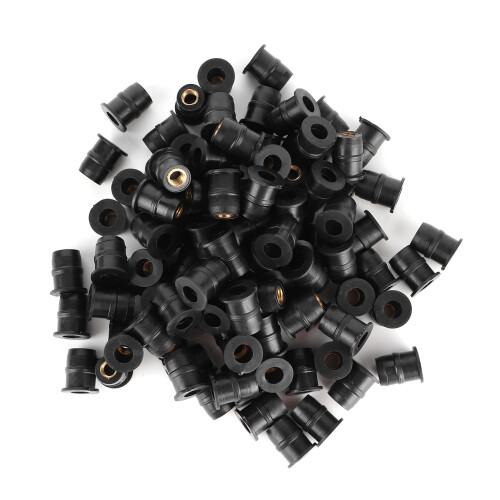 M5 Gummimuttern 5mm, 100 Stück 2