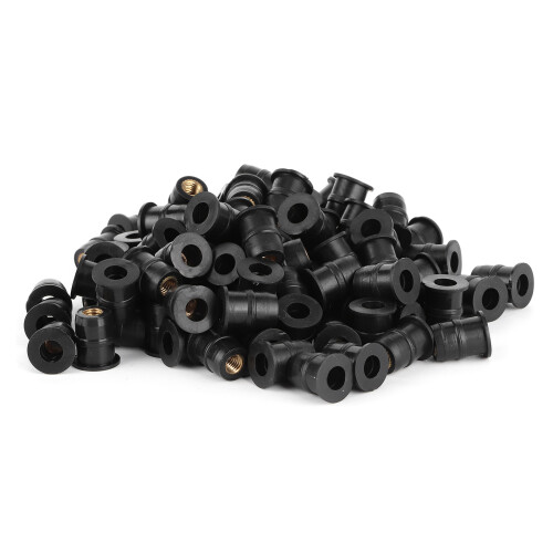 M5 Gummimuttern 5mm, 100 Stück 1