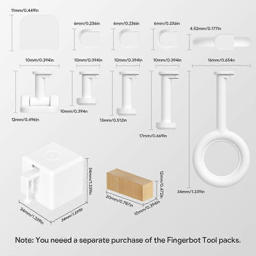 (A Finger robot) Aubess Tuya WiFi Finger Robot Switch Smart Home ZigBee Mechanical Arm Bot Button hot 2