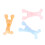 3pcs Silicone Baby Teether Cat Shape Teething 1