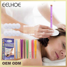 25-26 Horn-shaped Ear Candles Relieve Stress And Relax Ear Cleaning Care with Plugs Multi-color Ear Candle Set