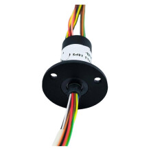 18 Channel Slip Ring 12.4mm Micro Rotary Electrical Connector 360 Continuous Rotation for Motors