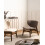 Beliani Armchair DAY Boucle Taupe 2