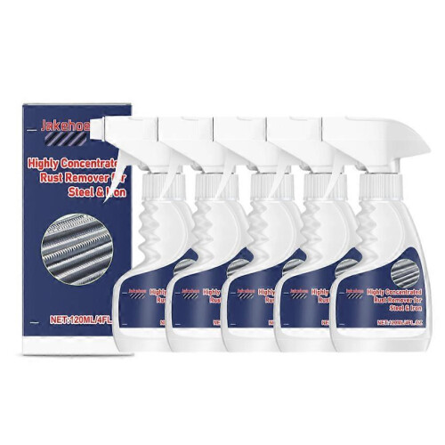 (5PCS) 2026!!1-5x Highly Concentrated Rust Remover For Steel And Iron 120ml