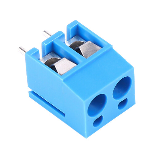 Screw Terminal Blocks 50pcs 2-Pin 5.0mm for Electrical Wiring PCB Connection 2