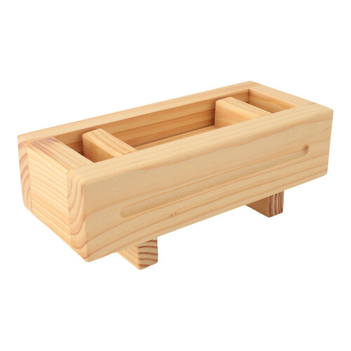 Wooden Sushi Press Mould 22.5x8x9.5cm, Rectangular Rice Roll Tool