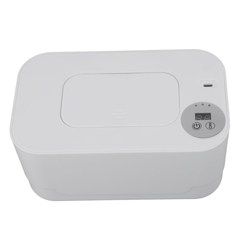 Portable Wipes Warmer With Night Adjustable, Abs, Light/White