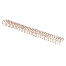 50Pcs SpiralCoils 19mm 3/4in 34T3:1 180 RoseGold