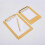 Metal Clipboard Writing Pad File Folders Document Holder Desk Storage School1pcs,gold) 3